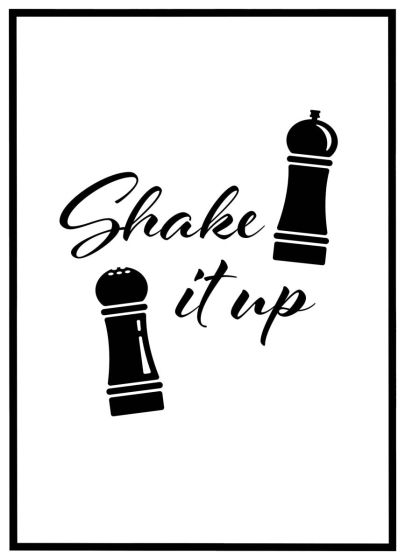Shake it up billede - Flot print til boligen
