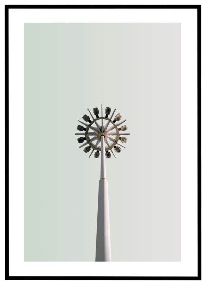 Stålblomst billede - Flot print til boligen