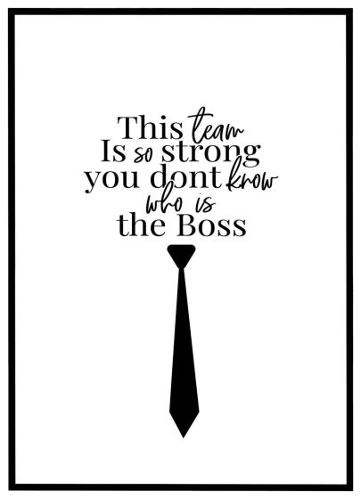 This team is so strong billede - Flot print til boligen