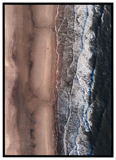 Vesterhavet - luftfoto billede - Flot print til boligen