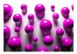Purple Balls fotostat - flot foto tapet til væggen