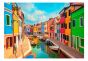 Colorful Canal in Burano fotostat - flot foto tapet til væggen