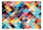 Colour Patchwork fotostat - flot foto tapet til væggen
