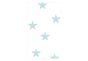 Stars - Aquamarine tapet - flot tapet til væggen